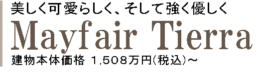 はじめて美しく可愛らしく、そして強く優しく Mayfair Tierra